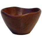 Vintage Schaal Teak Jaren 60 Design Fruitschaal Teakhout thumbnail 1