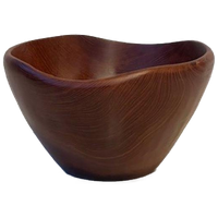 Vintage Schaal Teak Jaren 60 Design Fruitschaal Teakhout
