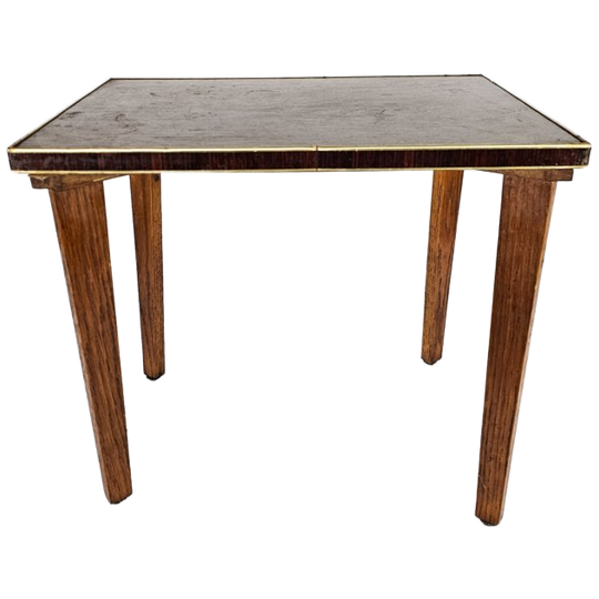 Vintage Plantentafel - Bijzettafel - Hout - Metaal - 60's 1