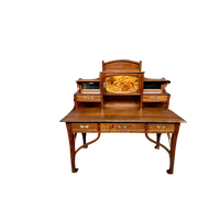 Prachtig Antiek Frans Bureau In Art Nouveau Stijl.