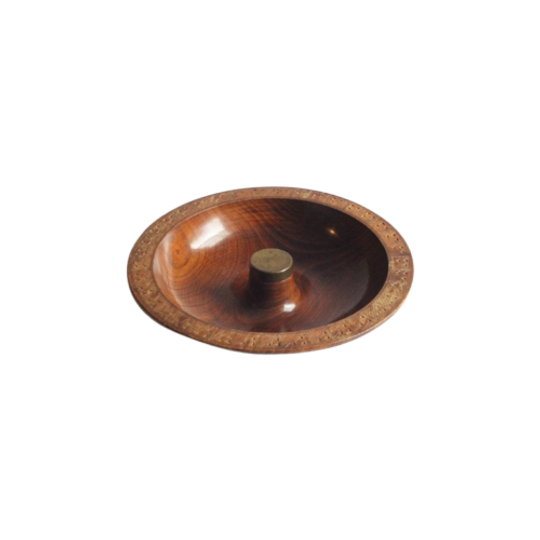 Art Deco Hardwooden Pipe Bowl, 1920s 1