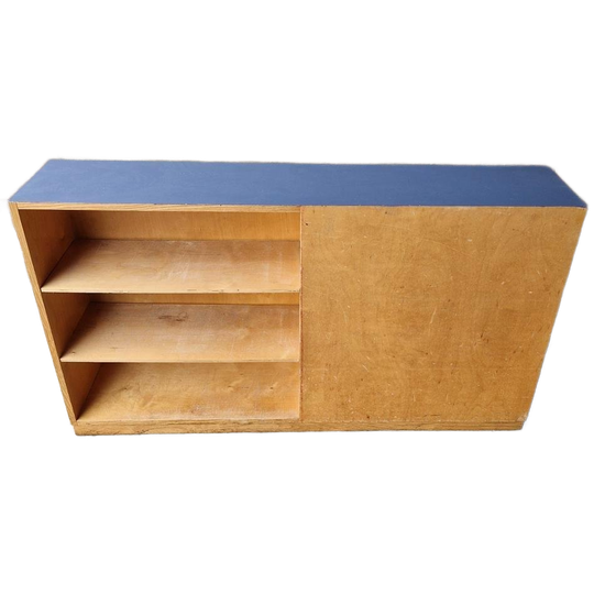 Vintage Schoolkast Room Divider Boekenkast 1