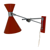 Vintage Herda Wall Mounted Lamp - Model: Diabolo - Fully Adjustable