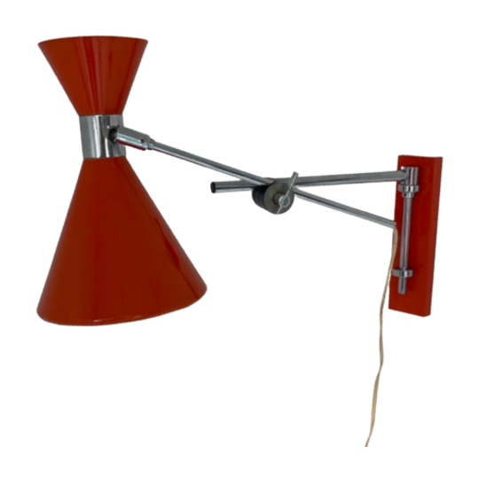 Vintage Herda Wall Mounted Lamp - Model: Diabolo - Fully Adjustable 1