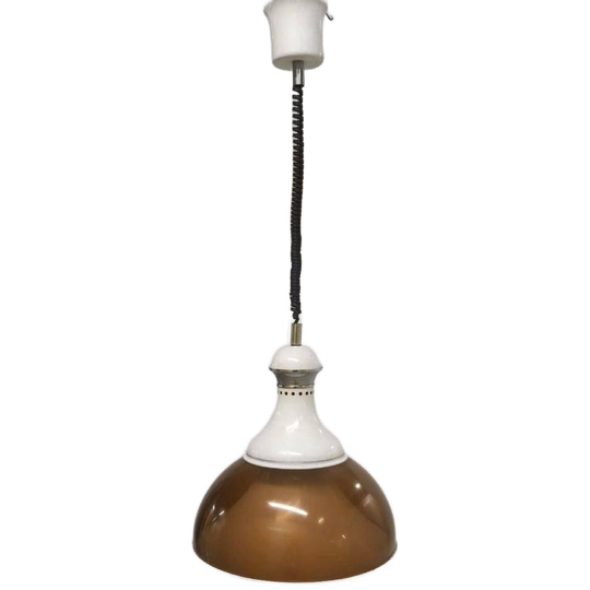 Vintage 1960s Stilux Milano Pullout Lamp Hanglamp 1