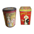 2X Cacao Van  Houten 1980 En Droste  Cacao Blikken thumbnail 1