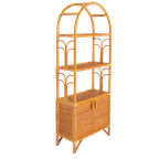 Vintage Bamboo And Rattan Cabinet, 1980’s thumbnail 1