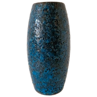 Vintage Lavavaas Keramieke Patrol Blauwe Vaas