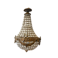 Vintage Kristal Glas Lamp Hanglamp Plafondlamp Kroonluchter