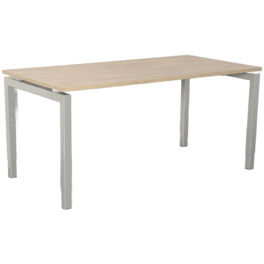 Solidesk Bureau, Bladkleur Naar Keuze , 160x80 Cm , Hoogte Instelbaar Onderstel 1