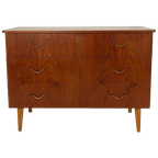 Scandinavisch Vintage Teak Fineren Ladekast Otta thumbnail 1