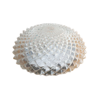 Vintage Plafonniere/Wandlamp Glazen Puntjes Patroon, Jaren 70 thumbnail 1