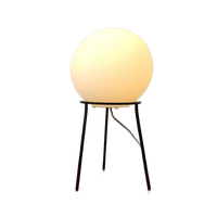 Vintage Tafellamp Dressoir Lamp Jaren 50 Bol Melkglas