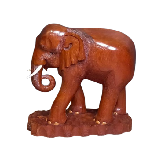 Antieke Grote Houten Olifant 1