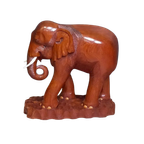 Antieke Grote Houten Olifant thumbnail 1