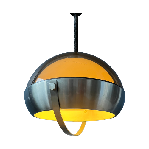 Mid Century Space Age Hanglamp - Lakro Hanglamp - 70S Rise And Fall Lamp