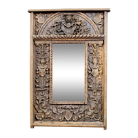 Italian Distressed Oak Mirror
