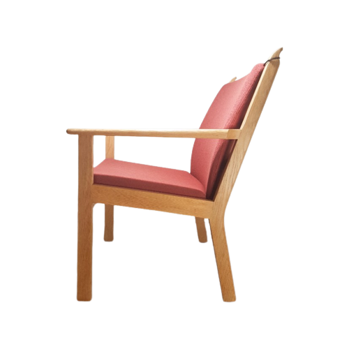 Vintage Fauteuil Hans J. Wegner Voor Getama Ge 284