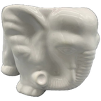 Grote Bloempot Olifant Wit thumbnail 1