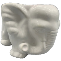 Grote Bloempot Olifant Wit