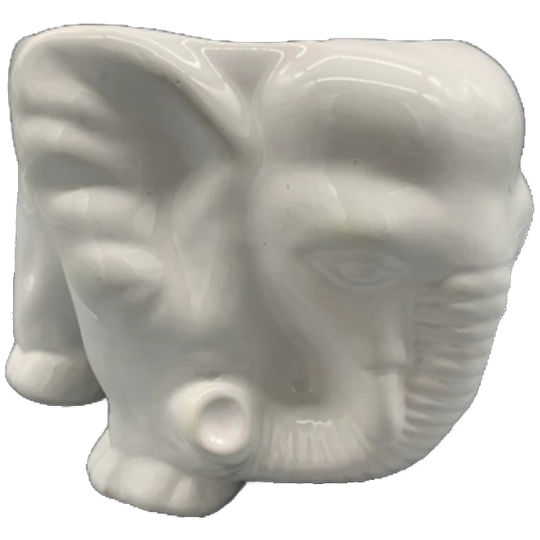 Grote Bloempot Olifant Wit 1