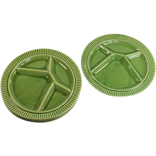 Vintage Fondue Borden / Gourmet Borden Groen 3517 1