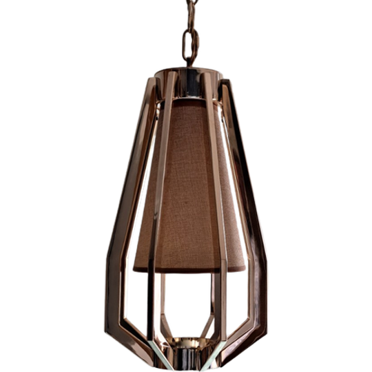 Hanglamp Goudkleurig Metaal. 1