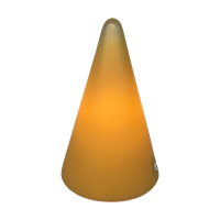 Sce France - Teepee Lamp - Glass Cone - Mustar Yellow, In Great Condition, Large Model (27Cm)