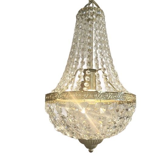 10 Beschikbaar Zakkroonluchters In Koper Kleur Kristal 1