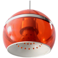 Vintage Space Age Hanglamp / Bollamp Van Dijkstra, 1960S
