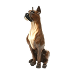 Vintage Italiaans Design Met De Hand Geschilderde Keramieke Hond thumbnail 1