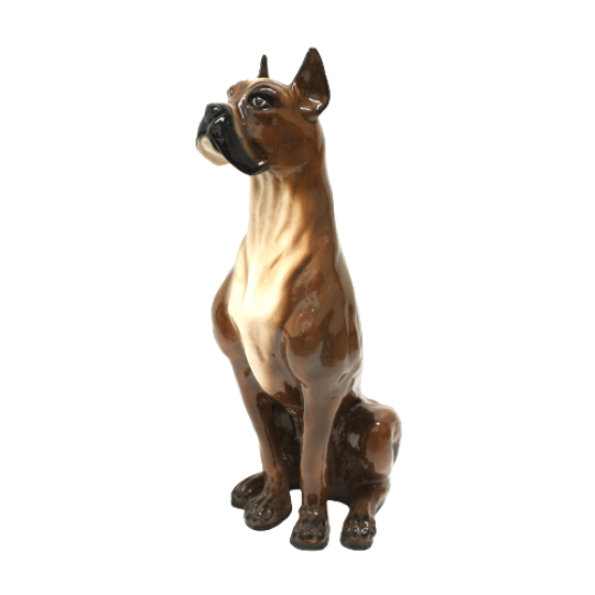 Vintage Italiaans Design Met De Hand Geschilderde Keramieke Hond 1