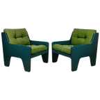 Modernistische Jaren 60 Lounge Fauteuils thumbnail 1