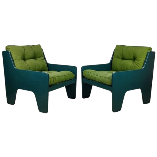 Modernistische Jaren 60 Lounge Fauteuils 1