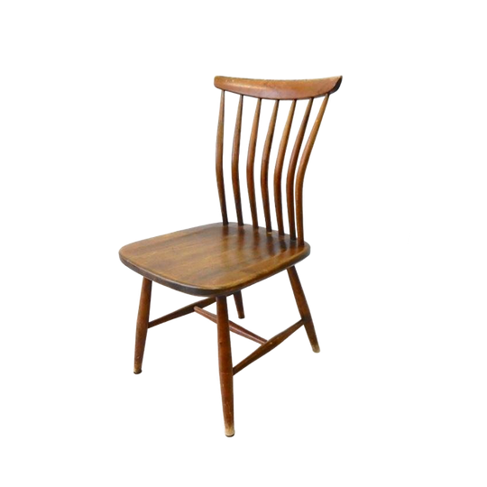 Retro Vintage Stoel Akerblom Spijlenstoel Jaren 50 Zweden 1