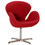 Officenow Fauteuil, Rood, Draaibaar Onderstel thumbnail 1