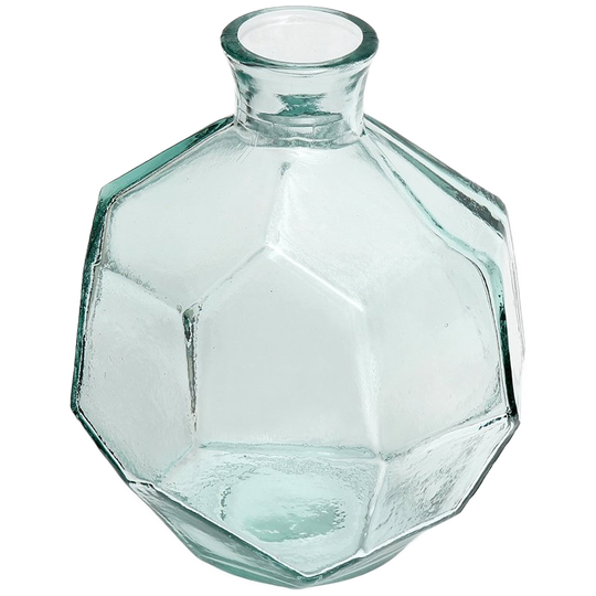 Bazar Bizar | De Round Origami Vaas - Blauw 1
