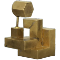 Cubistic Sculptural Object, In The Manner Of André Volten