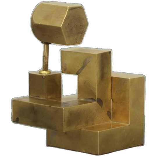 Cubistic Sculptural Object, In The Manner Of André Volten 1