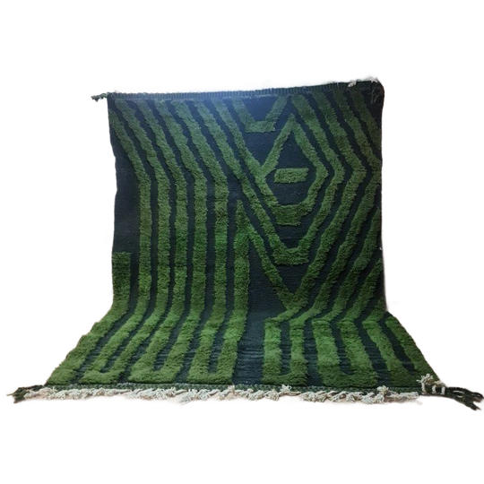 Authentiek Marokkaans Berber Beni Ourain Tapijt 300X200 Cm - 100% Wol, Handgemaakt 1