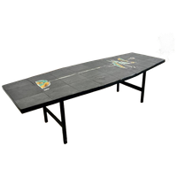 Vintage Coffee Table / Salontafel Met Tegeltjes Moises