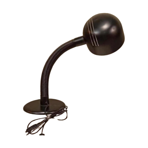 Vintage Grote Tafellamp, Bureaulamp, Zwart, H 68 Cm
