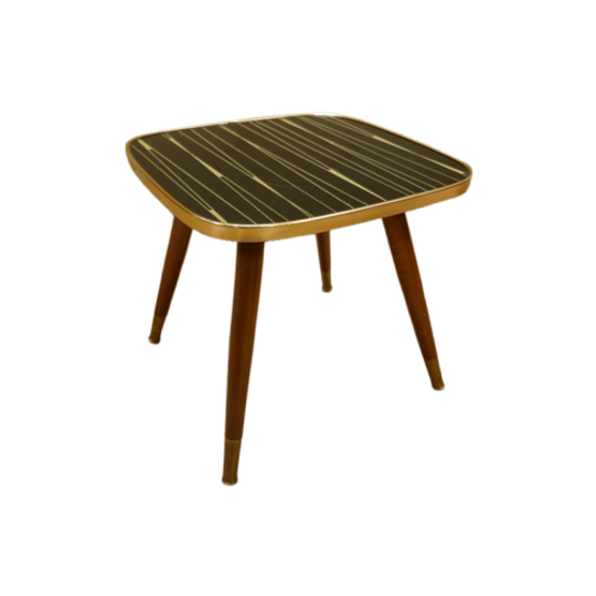 Vintage Tafeltje Bijzettafeltje Tafel Plantentafeltje Zwart 1