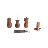 Pepper, Salt, Muscat Grinders And Openers By Peter Dienes. The Netherlands 1960S