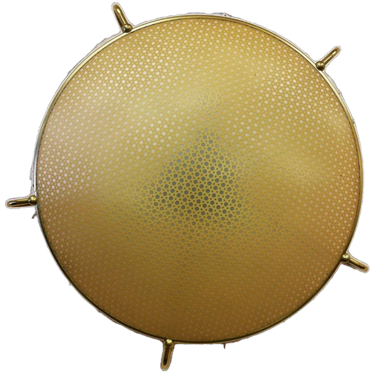 Ronde Gouden Jaren 50 Plafonniere Van Erco Leuchten Model No. 70. 1