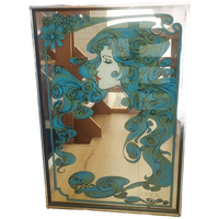 Vintage L'oreal Spiegel Art-nouveau Stijl