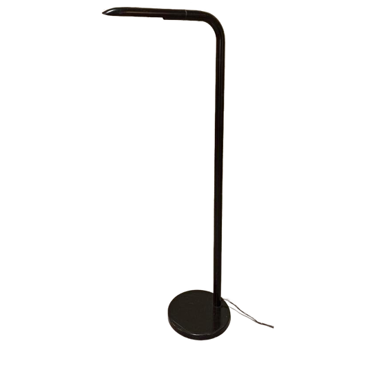 Vintage 1980s Postmodern Tube Metalen Vloerlamp 1