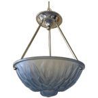 Art Deco 1930 Blauwe Lamp Schaallamp Model Artisjok Frans thumbnail 1