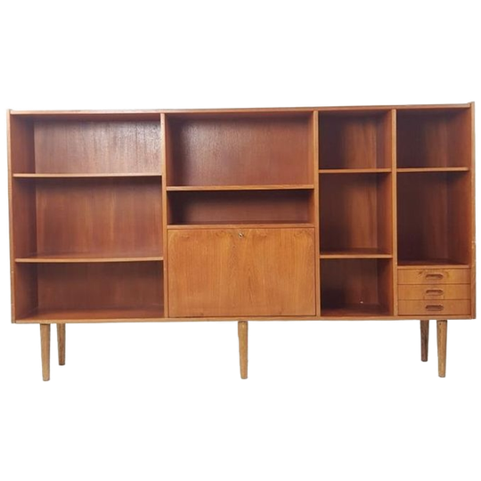 Vintage Grote Buffetkast | Highboard Teak Danish 1