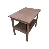 Werktafel Met Een Grenen Onderstel